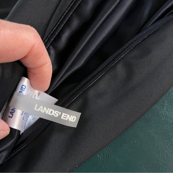 Lands End Swimsuit Bottoms Women’s 24W Tummy Control High Waist Black NWT (26) - Picture 4 of 10